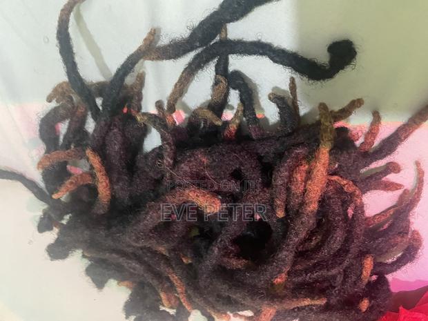 Premium 4c Dreadlocks With Highlighted Brown Tips - Ready To Install - thumbnail 11