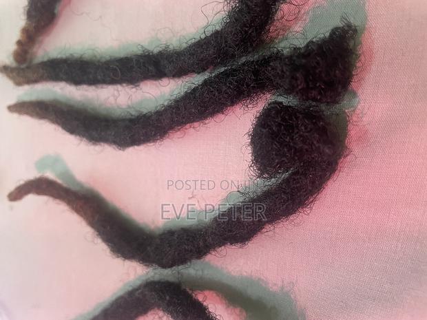 Premium 4c Dreadlocks With Highlighted Brown Tips - Ready To Install - thumbnail 14