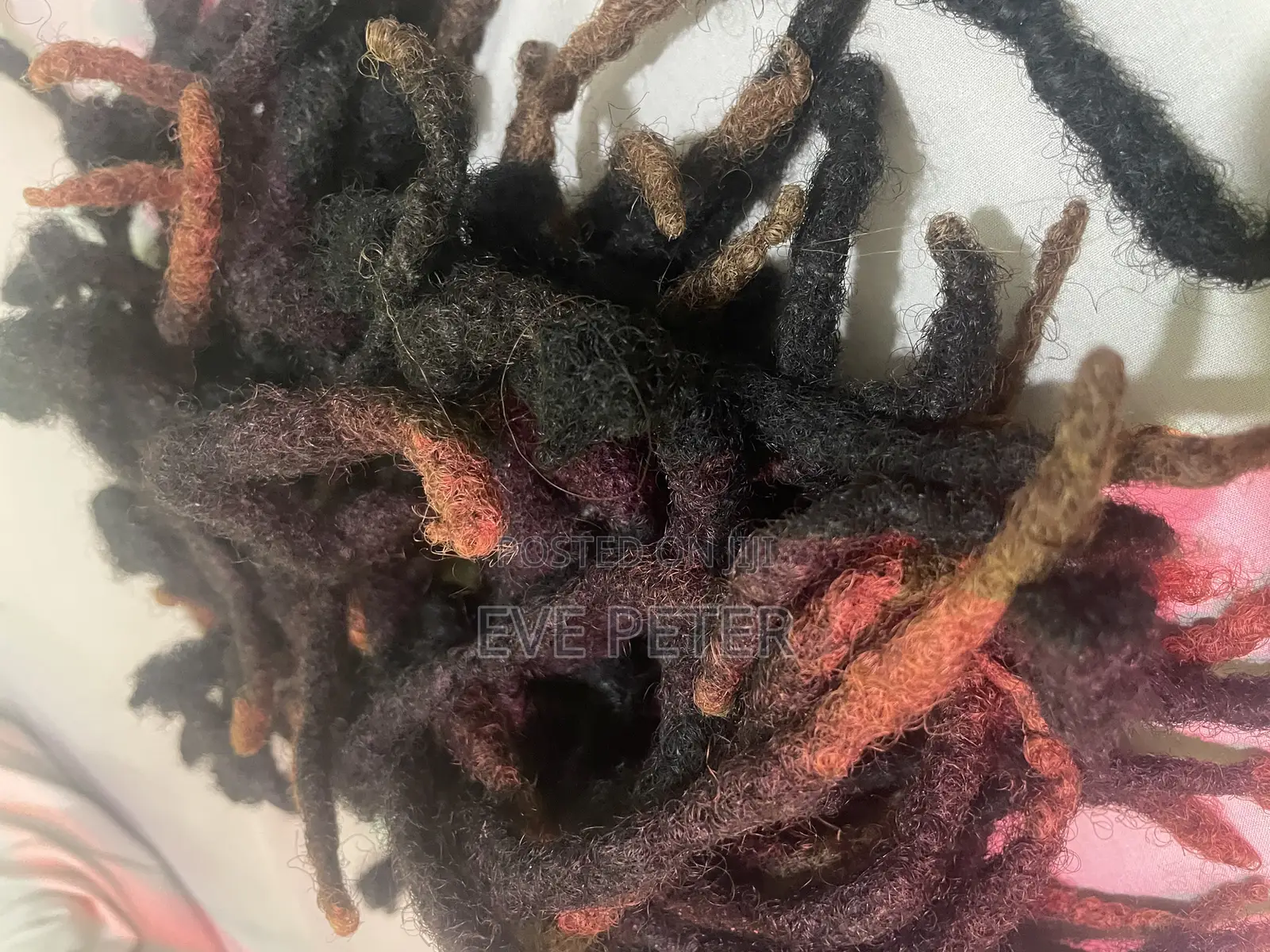 Premium 4c Dreadlocks With Highlighted Brown Tips - Ready To Install