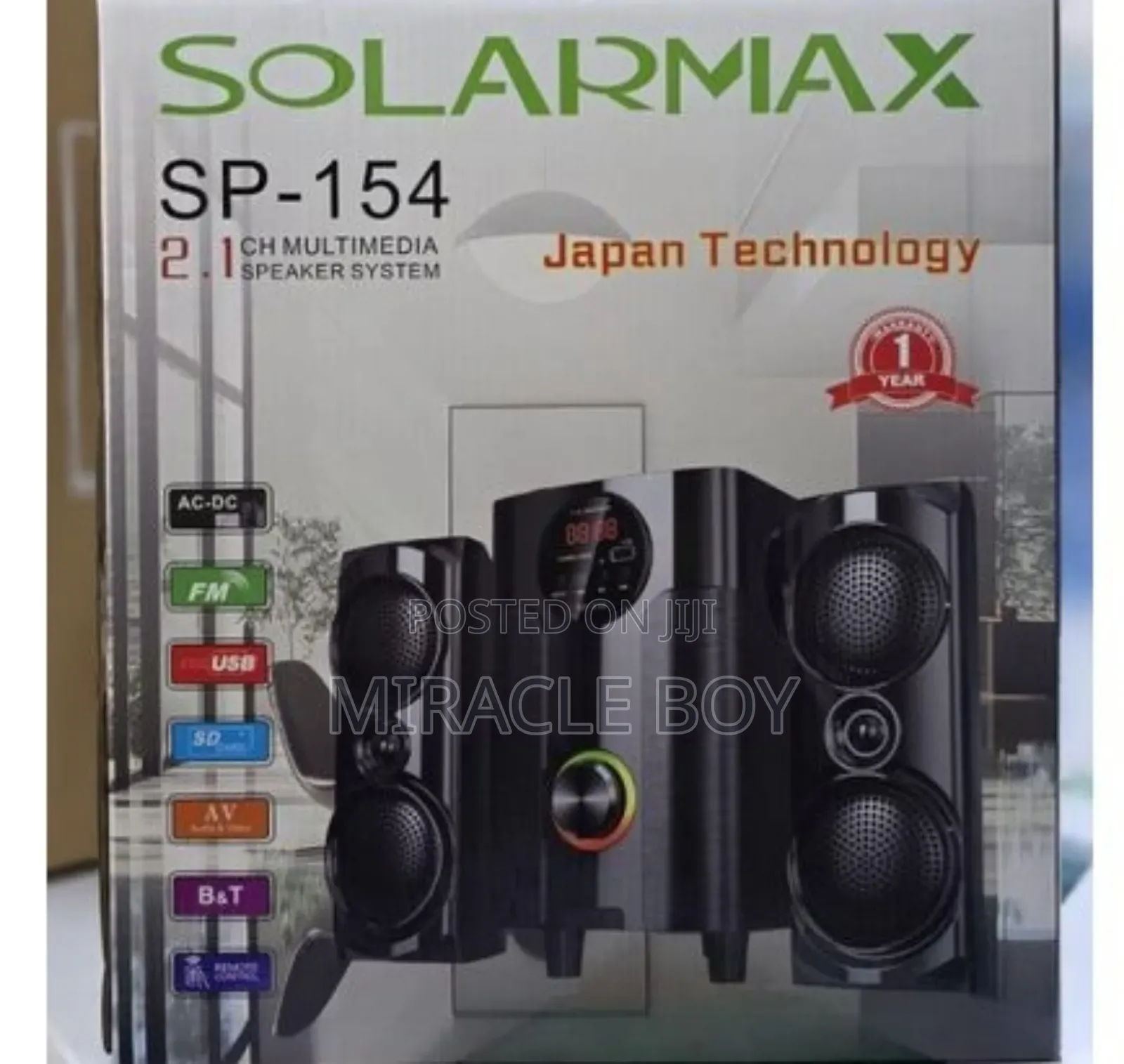 2.1ch Solarmax Multimedia Woofer