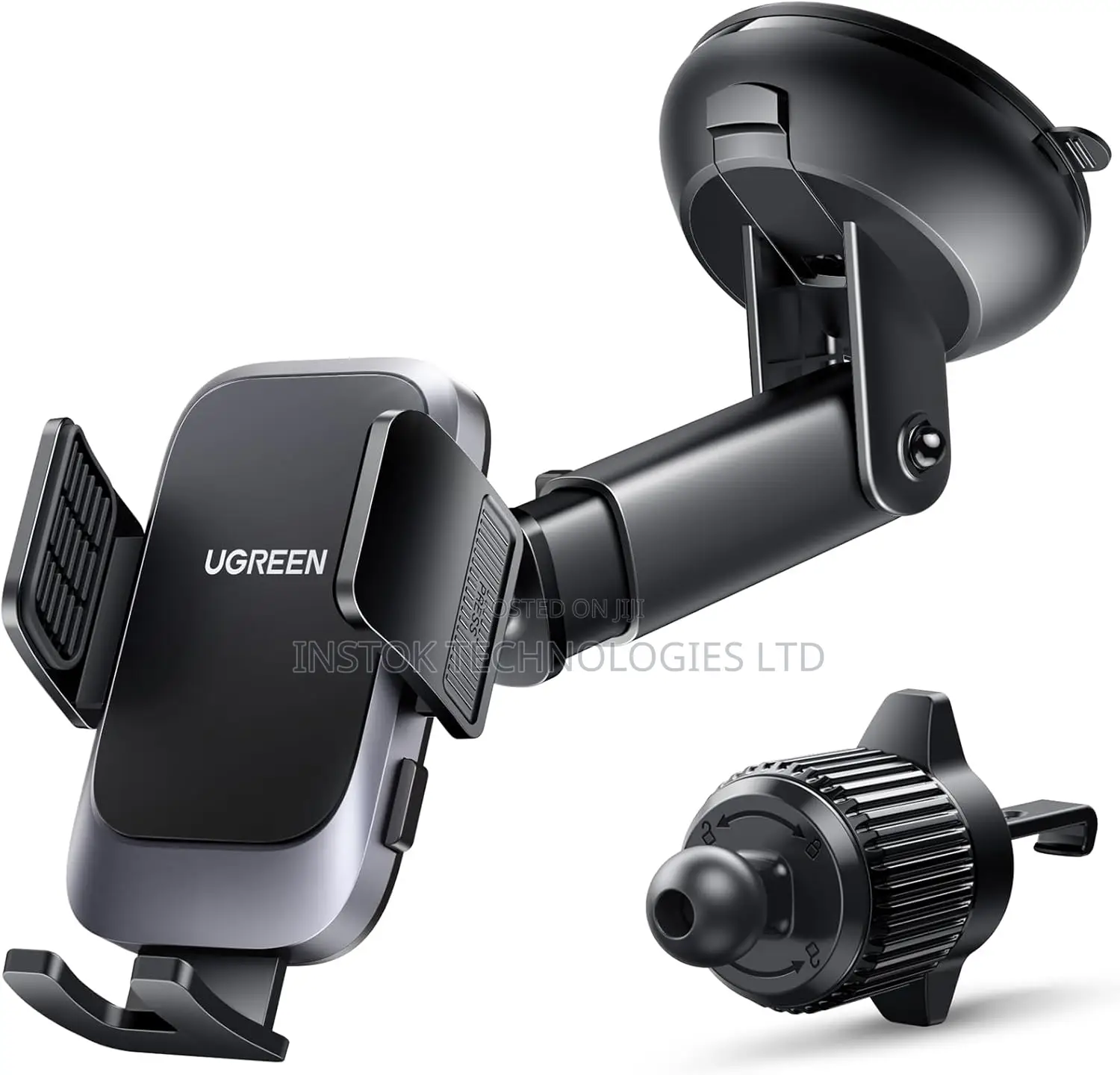 Ugreen Car Phone Holder With Suction Cup And Air Vent Attachment