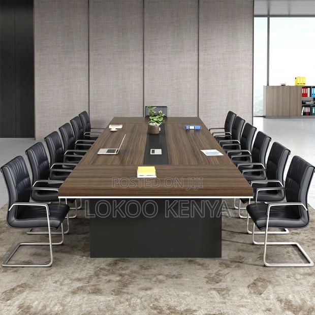 Boardroom Table; 3 M Executive Imported Office Boardroom Table - thumbnail 2