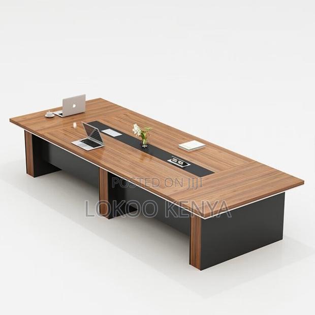 Boardroom Table; 3 M Executive Imported Office Boardroom Table - thumbnail 7