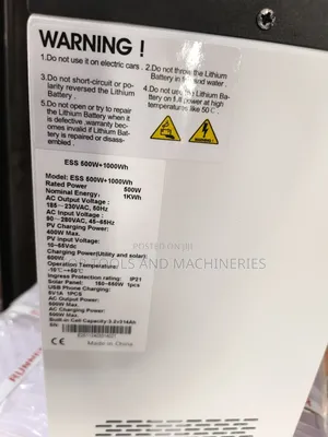 Redsun 500w/1004.8kw Portable Power Backup System