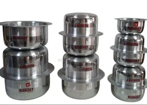 *12pcs Alluminium Cookware Set With No Lids