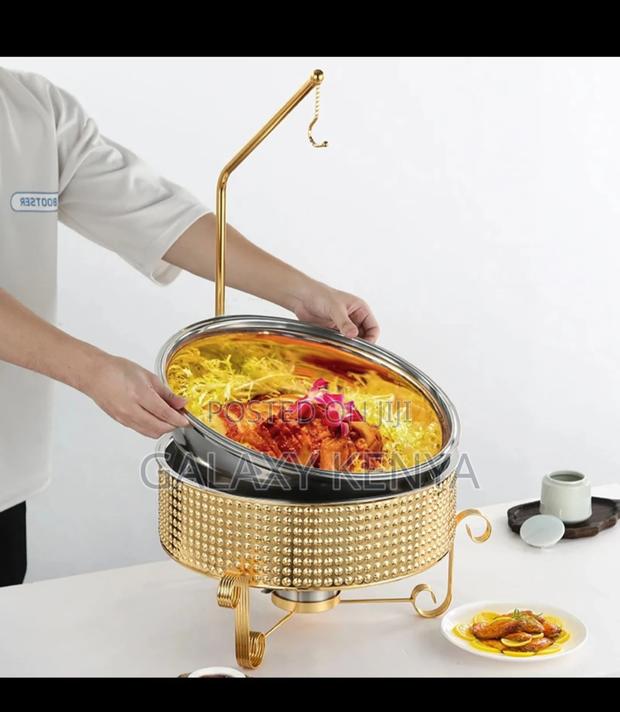 10ltrs Big Size Round Chaffing Dish Hanging Buffet Food Warmer.