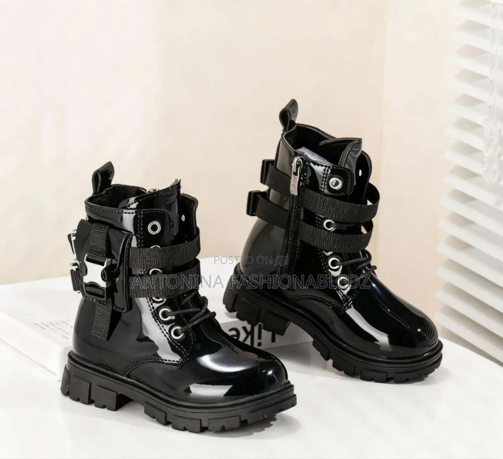 Kids Wetlook Boot Size 21-38