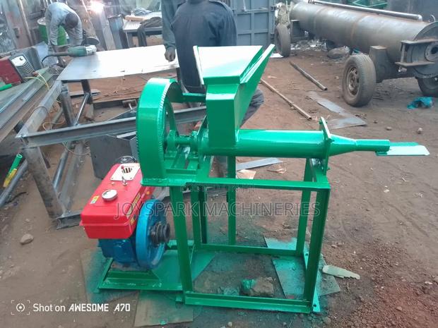 Charcoal Briquette Machine(With Diesel Engine)