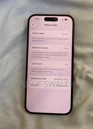 Apple iPhone 15 Pro 128 GB Black - main view