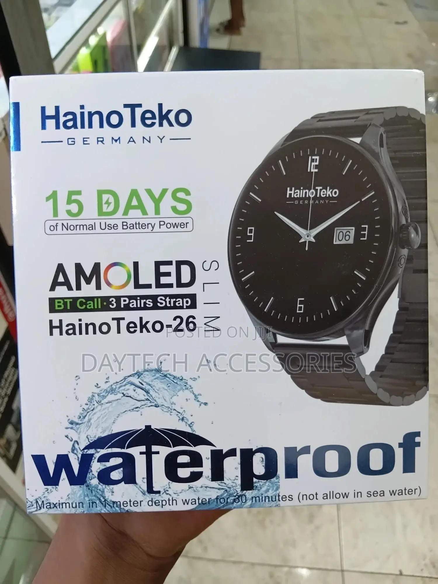 Hainoteko-26 Is a Waterproof Smartwatch Battery Life of Up to 15 Days