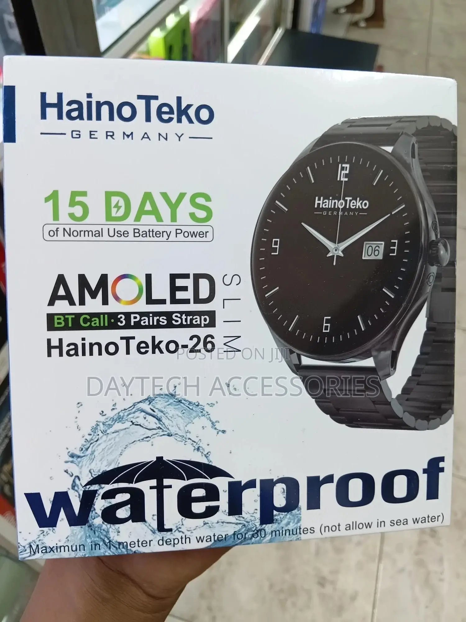 Hainoteko-26 Is a Waterproof Smartwatch Battery Life of Up to 15 Days