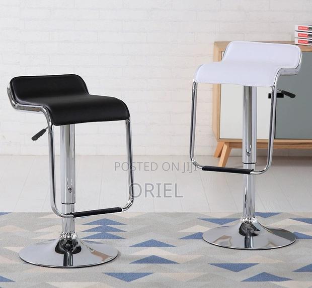 Modern Counter Barstool : Adjustable Height Aluminium Frame Barstool - thumbnail 3