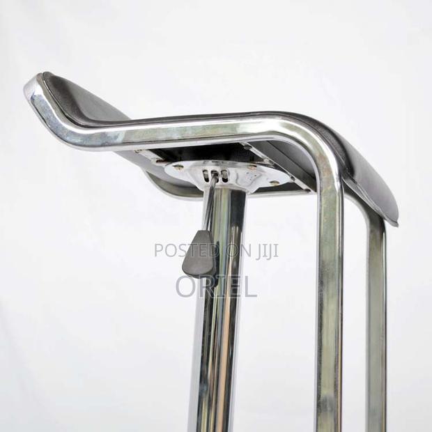 Modern Counter Barstool : Adjustable Height Aluminium Frame Barstool - thumbnail 4