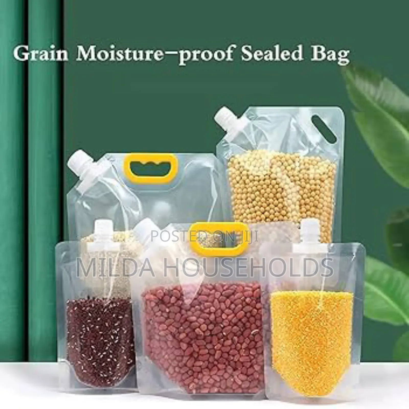 Collapsible Cereal Storage Bottle Organizer or Cereal Container
