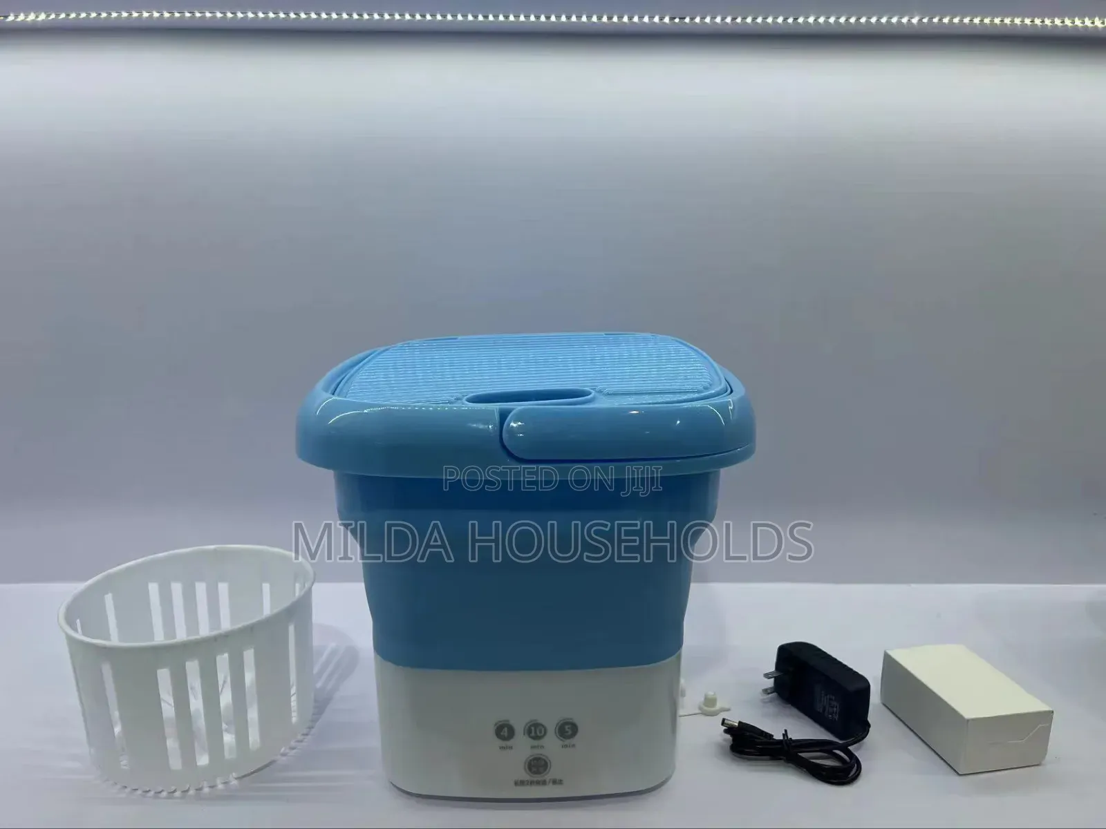 10l Collapsible Mini Washing Machine With Dryer