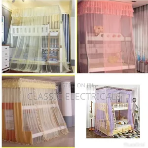 *Double Decker Nets* Colours: Purple, Pink White, Cream.