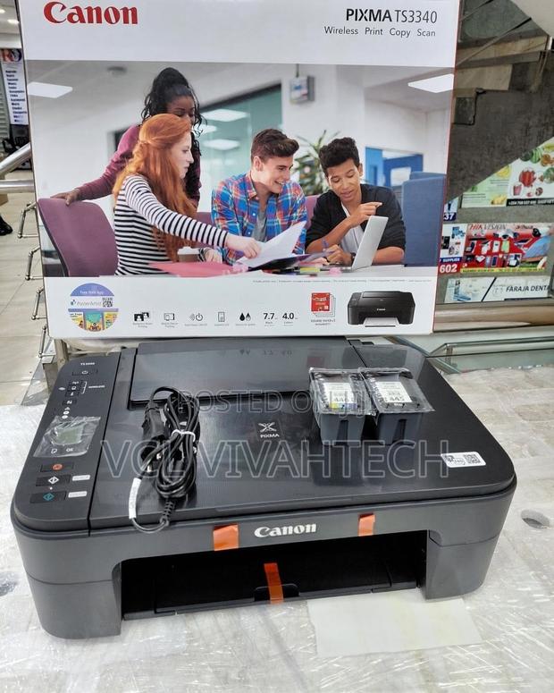 Canon Ts3340 Print Scan And Copy Wireless Printer - thumbnail 3
