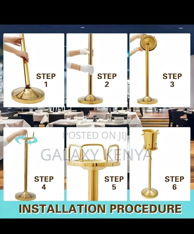 Luxury Champagne / Wine / Beer Ice Bucket Stand - thumbnail 4