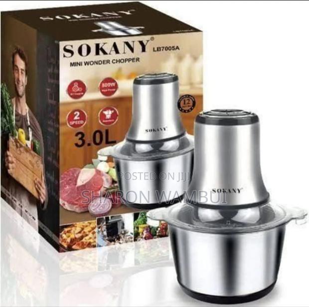 Sokany 3l Chopper With Bowl /3l Sokany Chipper With Bowl