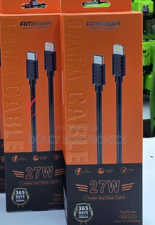 Amaya Fastline Acd-cl77 27w Type C To Lightning Cable - main view