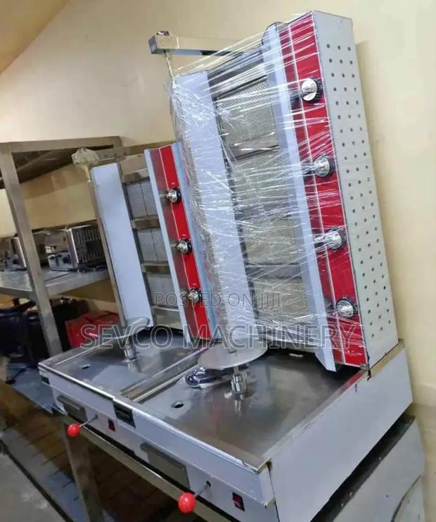 Heavy Duty 4 Burner Shawarma Machine - main view