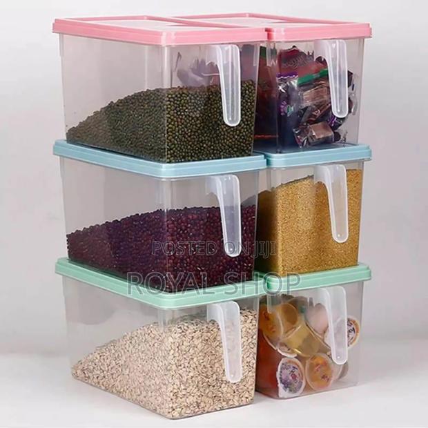 Fridge Cereal Storage Containers - main view