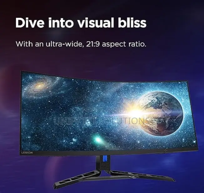 Lenovo Legion R34w-30 34" WQHD Curved Gaming Monitor