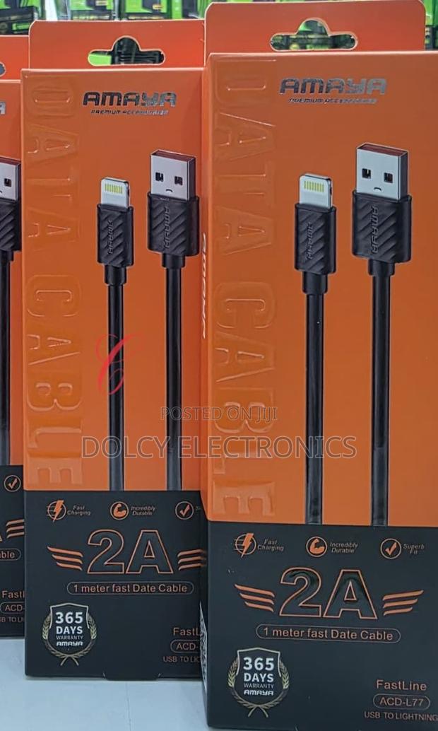 Amaya Fastline Acd-l77 Usb To Lightning/iPhone Cable. - thumbnail 2