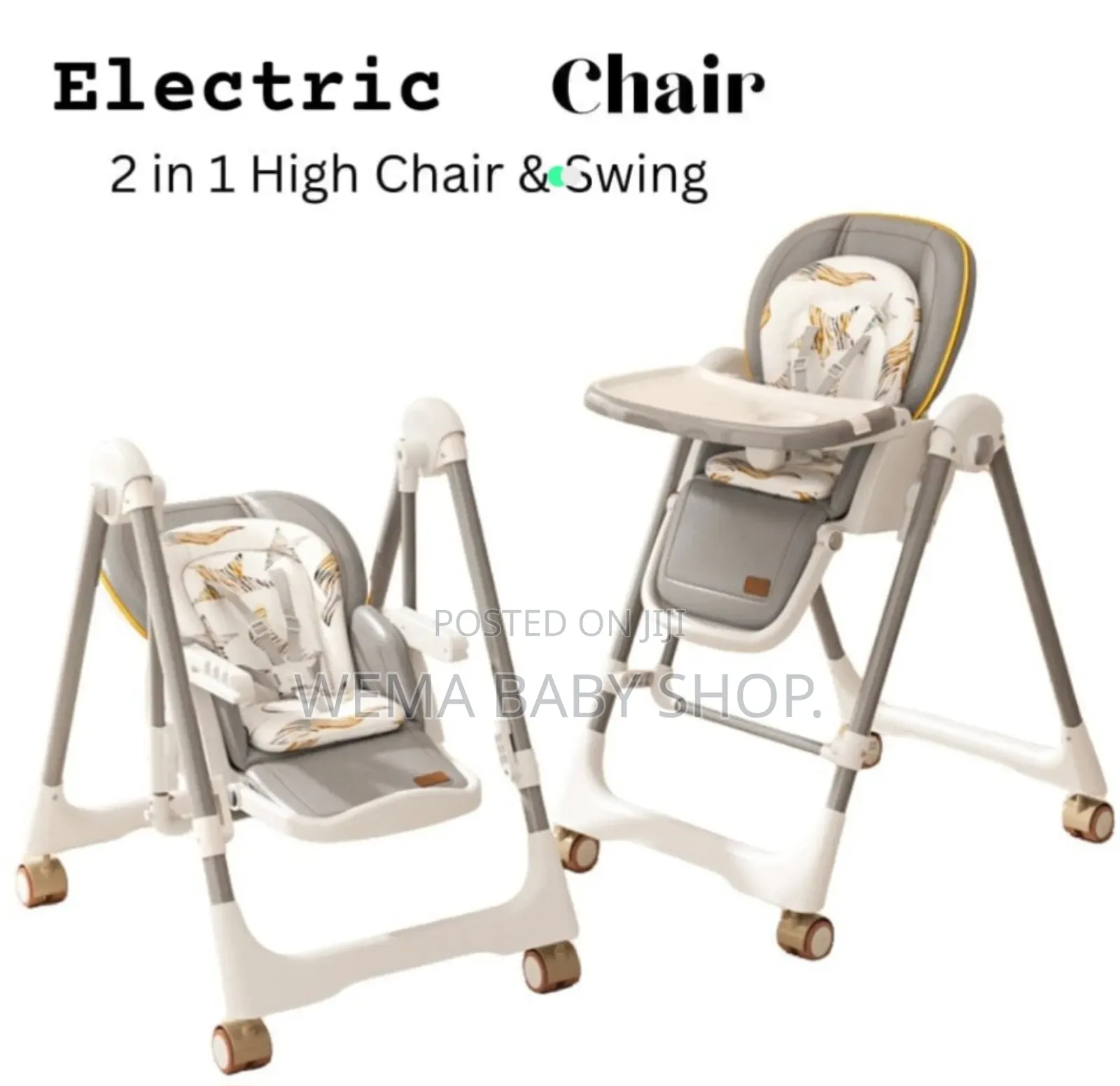 Multi-Functional Electric Swing Chair/Baby Feeding Chair
