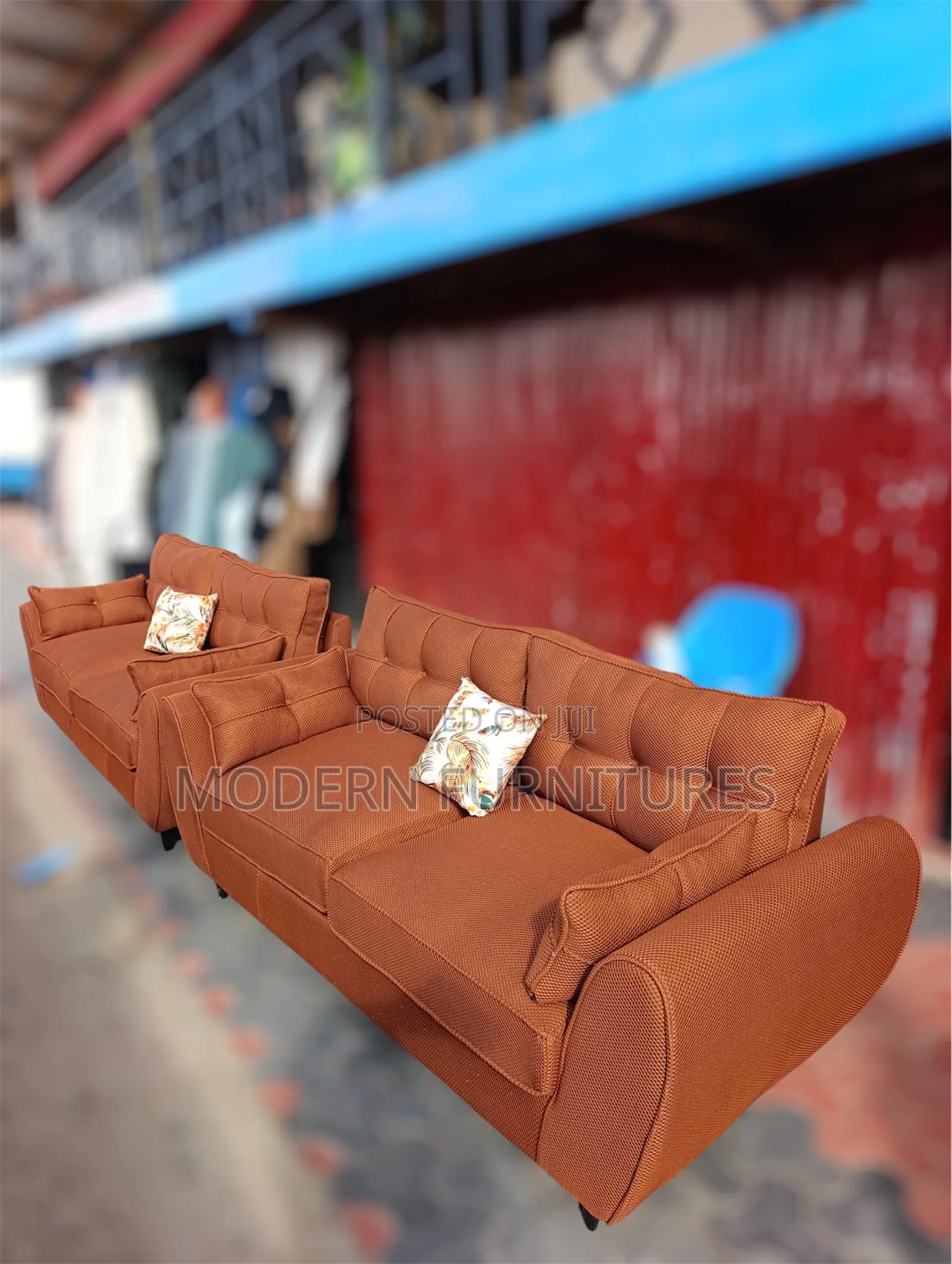 Classy Brown 5 Seater Sofa/ 5 Seater Sofa