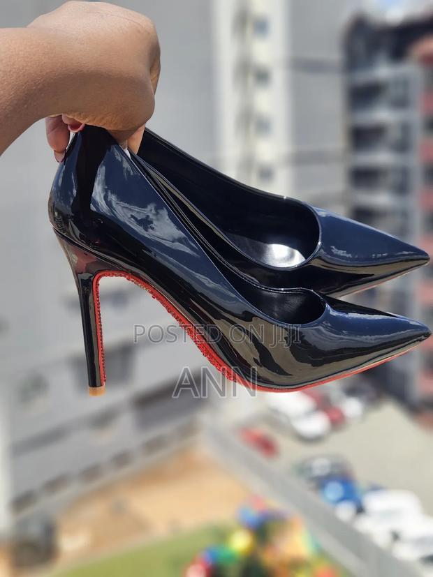 Crystal-Covered Red Bottom Stiletto Heel - thumbnail 6