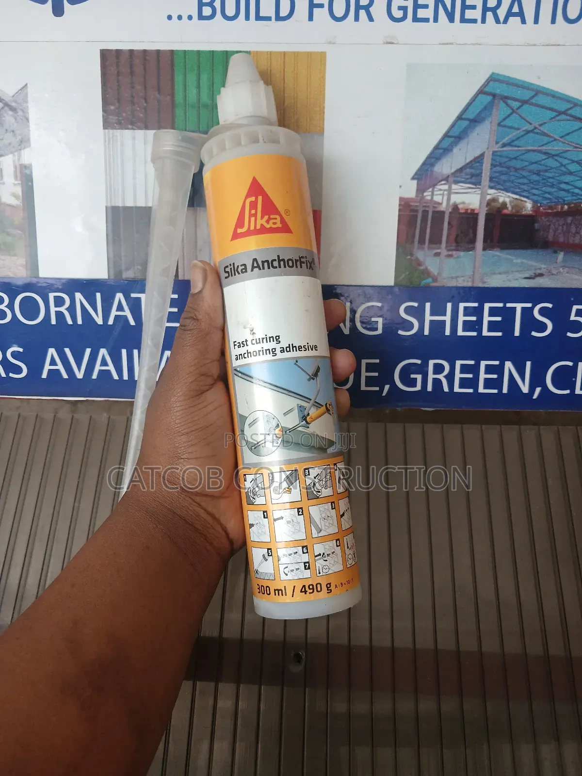 Fast-Curing Chemical Anchor for Light to Medium Duty Fixings