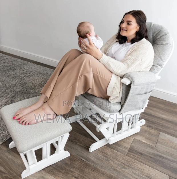 Nursery Glider and Ottoman Set Nursing Chair - thumbnail 2