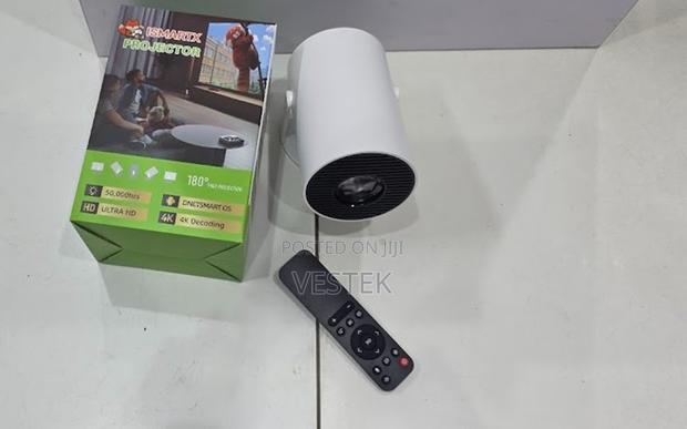 Hy300 Pro Portable Projector With Wifi Mini Projector With Android Tv - thumbnail 2