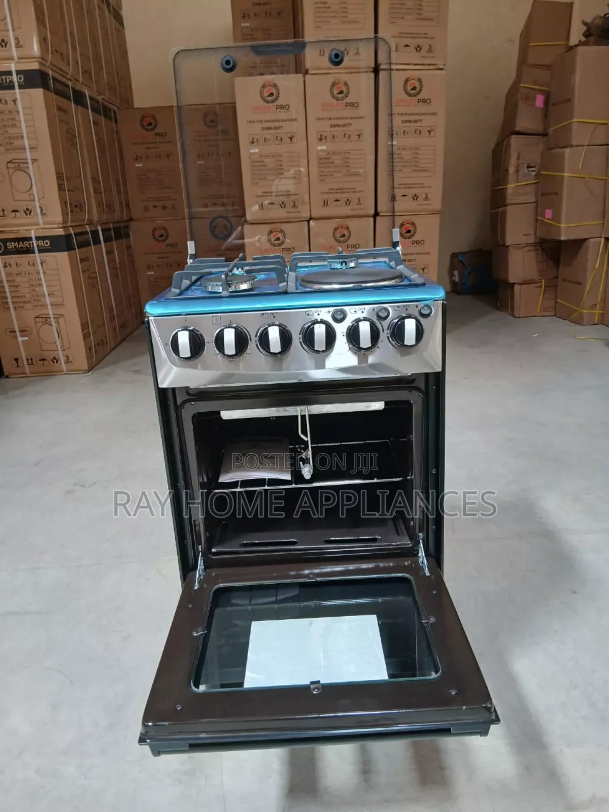 50cm*55cm Smart Pro 3gas+Electric Plate Standing Cooker With E.Oven