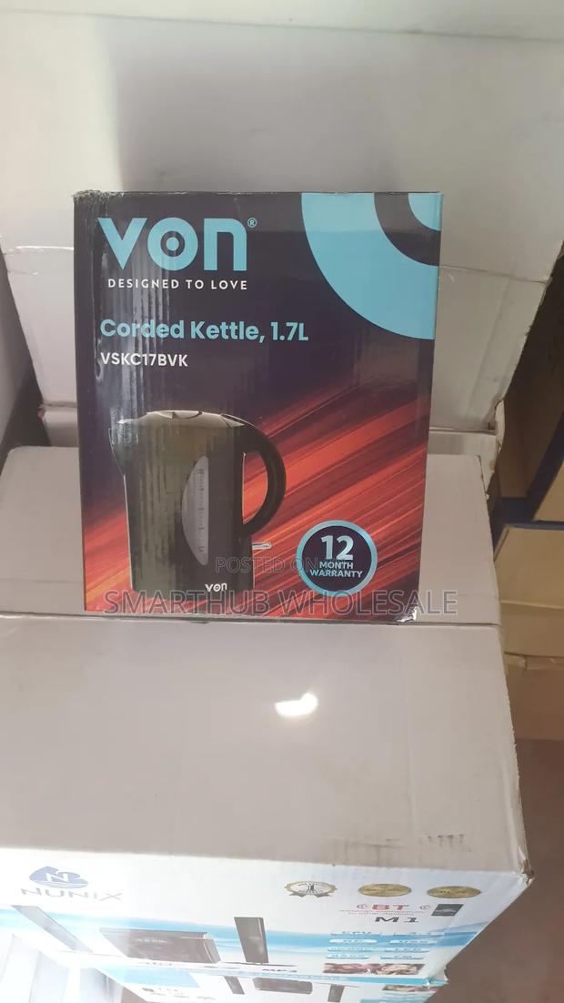 1.7 Litres Von Corded Electric Kettle - thumbnail 2