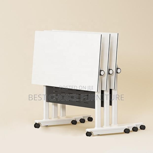 Boardroom Tables; 1.2 Meter Modern White Folding Conference Table - thumbnail 5