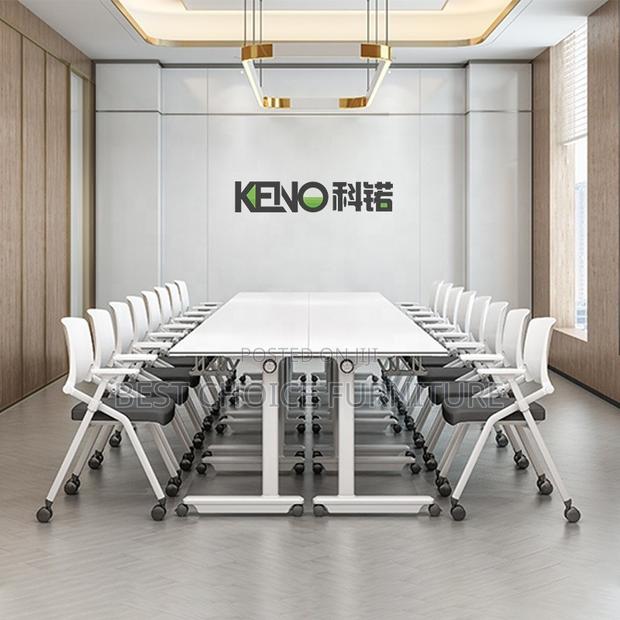 Boardroom Tables; 1.2 Meter Modern White Folding Conference Table - thumbnail 11