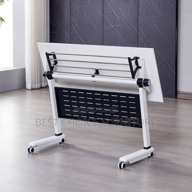 Boardroom Tables; 1.2 Meter Modern White Folding Conference Table - thumbnail 14