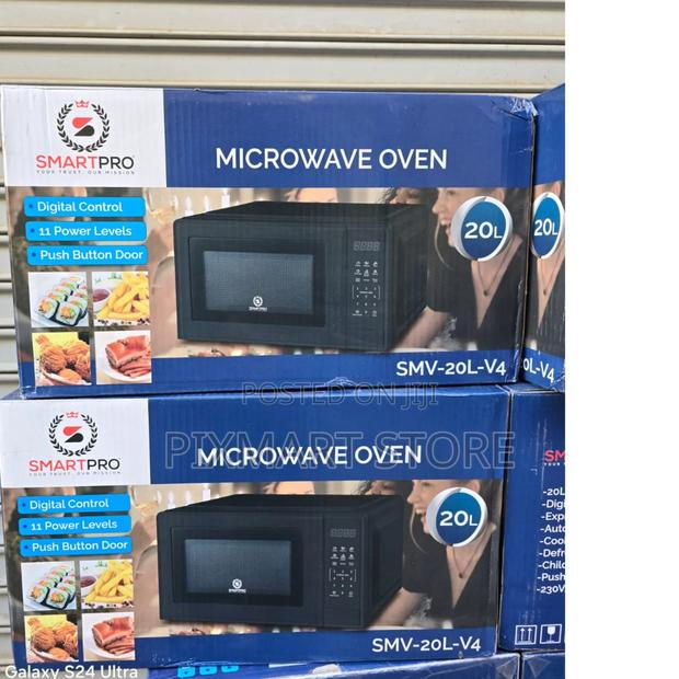 Smart Pro 20l Digital Black Microwave Oven - main view