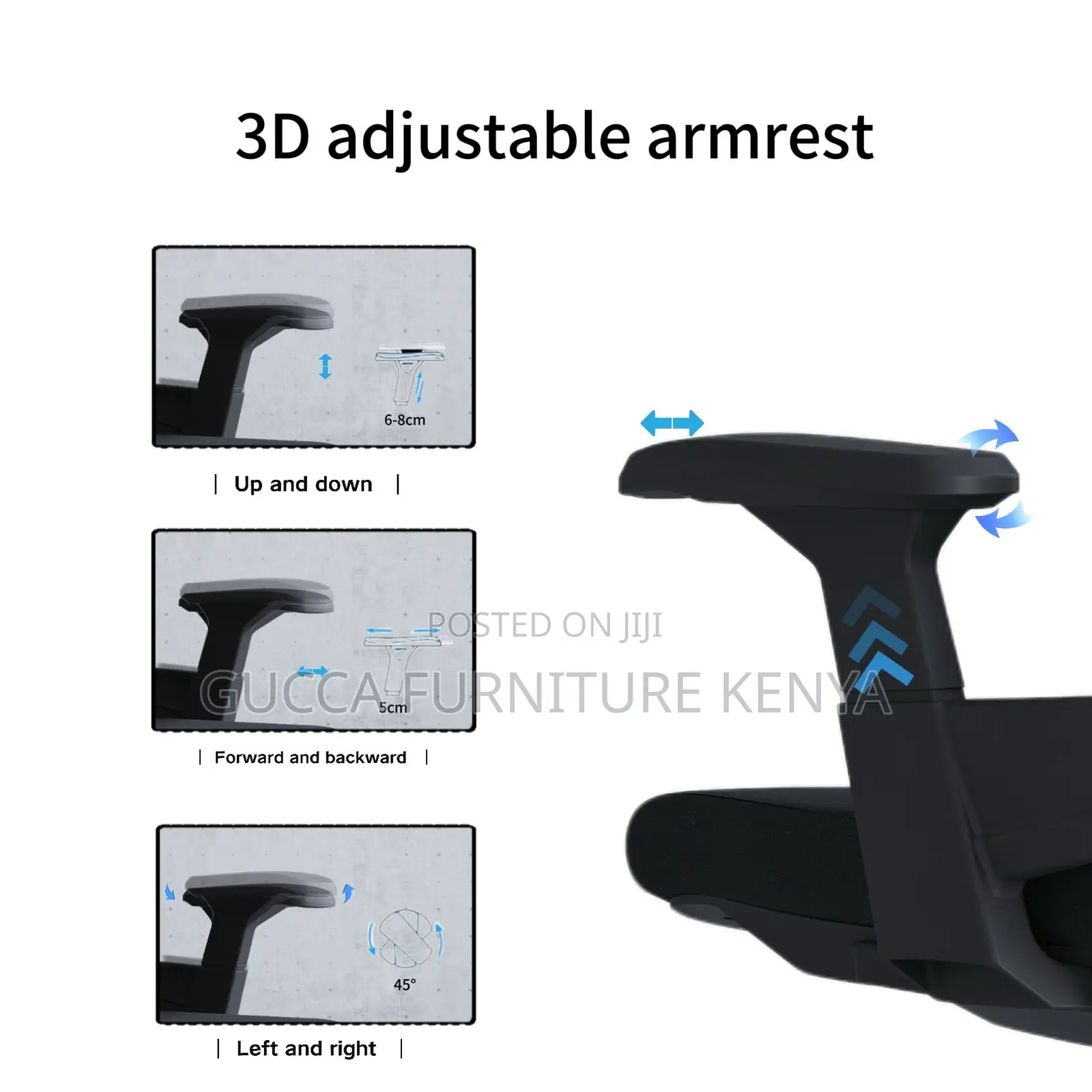 Executive Orthopedic Chair With Lumber Support