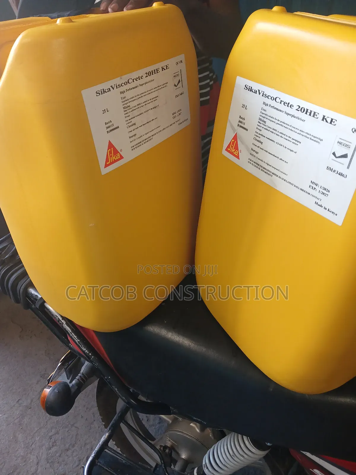 High-Range Concrete Superplasticizer (25 L)