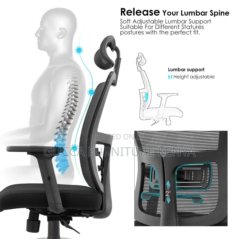 Ergonomic Executive Office Mesh Desk Chair