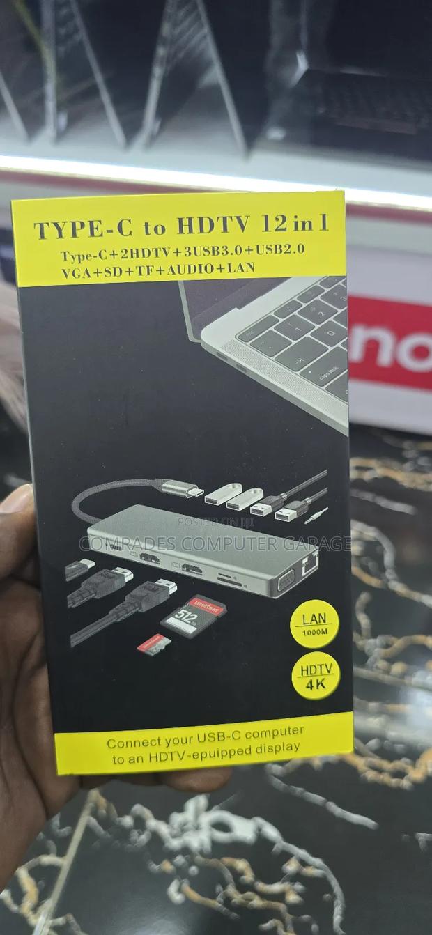 Type-C 12 in 1 Docking Station. - main view