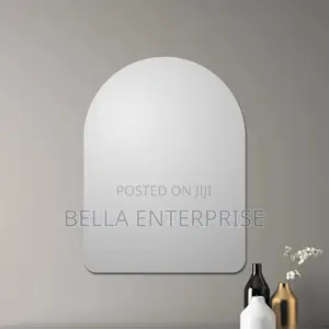 *Peel and Stick Wall Mirror*
Available in Semi-Circle and Rectangle
