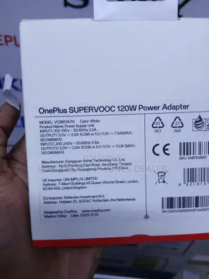 Oneplus Supervooc 120w Power Adapter