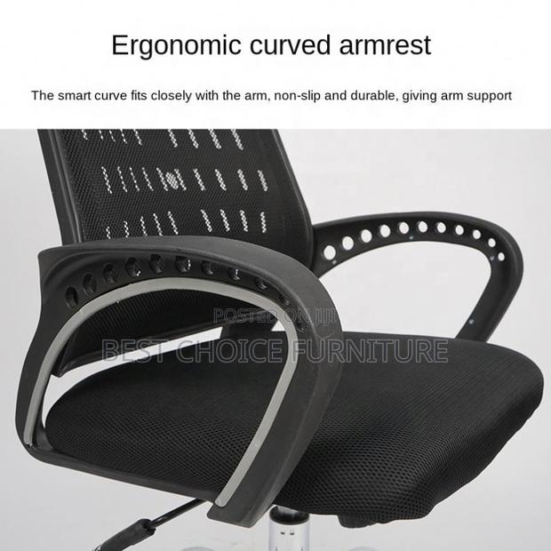 Office Chairs; Comfortable Mid-Back Ergonomic Mesh Chair - thumbnail 3