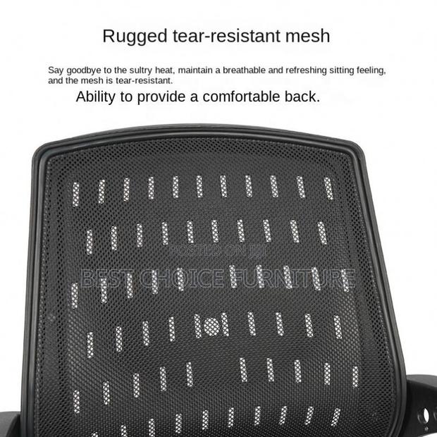 Office Chairs; Comfortable Mid-Back Ergonomic Mesh Chair - thumbnail 4