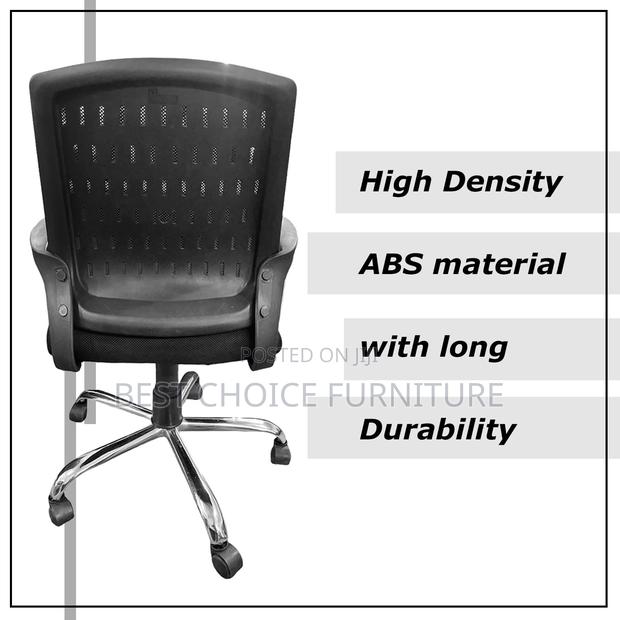 Office Chairs; Comfortable Mid-Back Ergonomic Mesh Chair - thumbnail 7