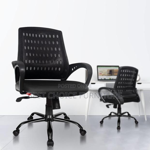 Office Chairs; Comfortable Mid-Back Ergonomic Mesh Chair - thumbnail 15